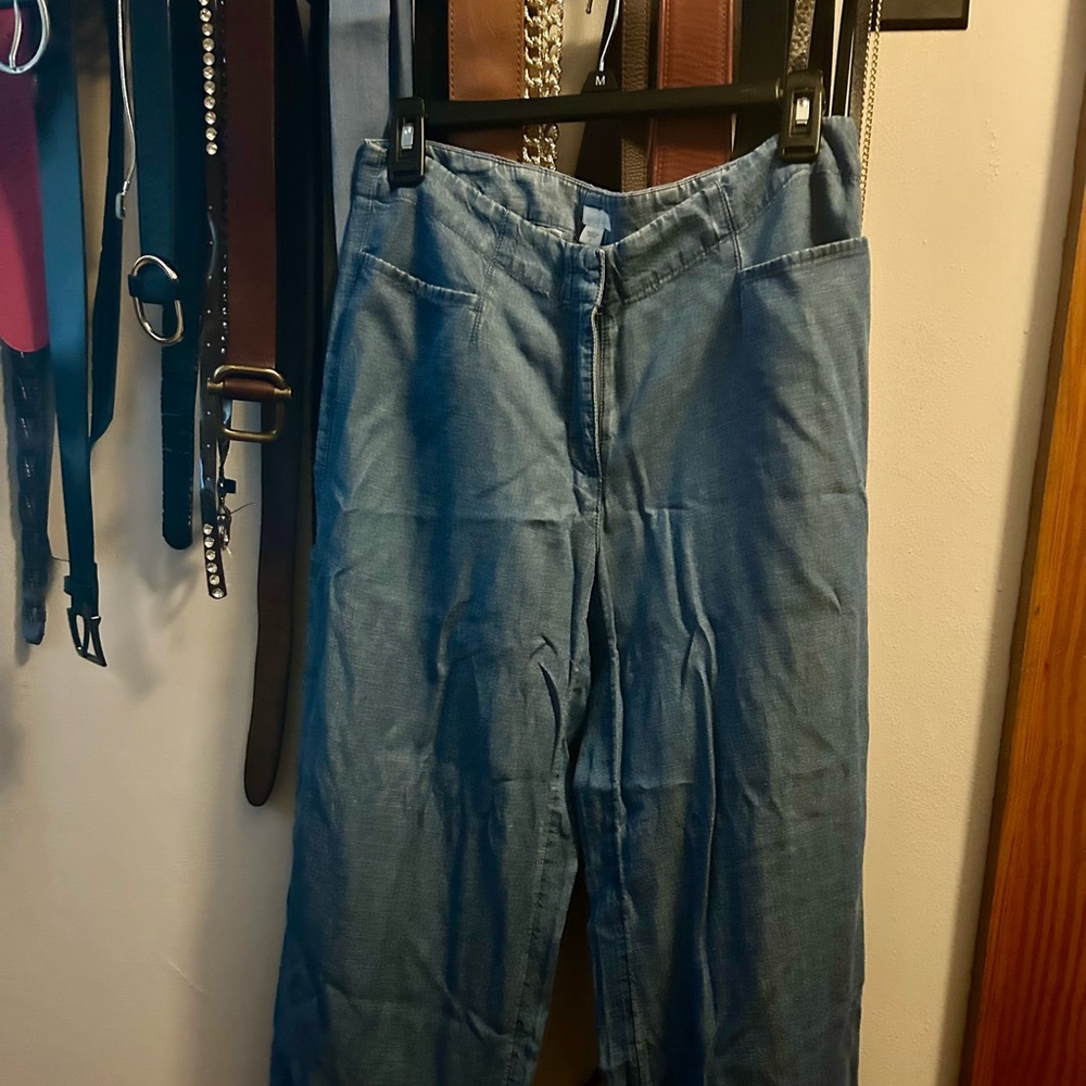 JJill very soft and baggy jeans. Light weight and great for spring or summer